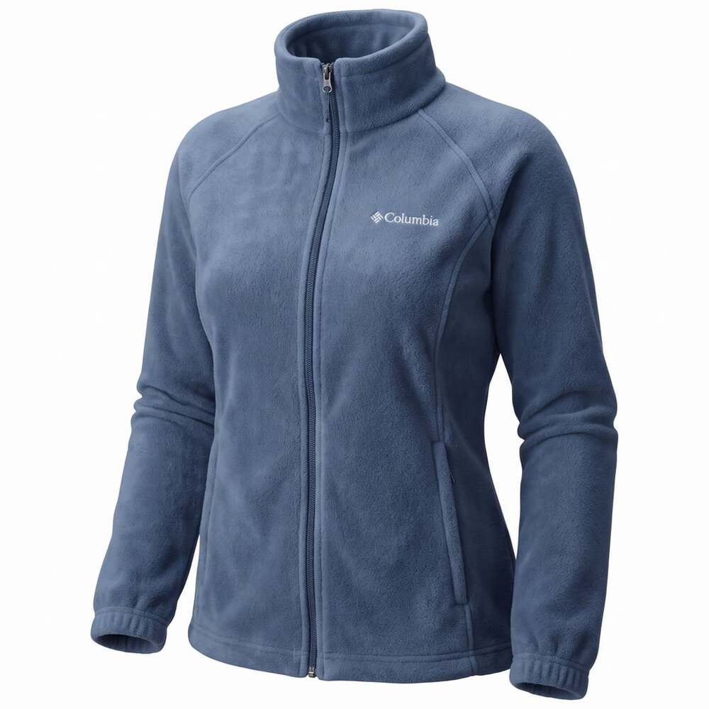 Columbia Benton Springs Full Zip Fleece Jacket Size XL Blue